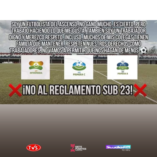 La postura de los futbolistas de la División Intermedia: ¡10 minutos sin jugar! - TVS