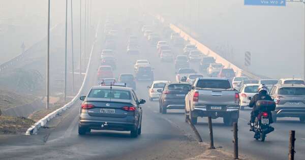 La Nación / Aunque hay una aparente mejoría, el aire sigue contaminado, advierten