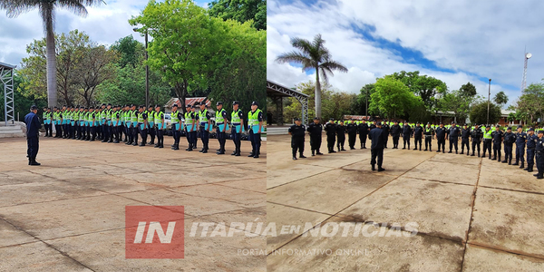 100 ASPIRANTES DE LA POLICÍA NACIONAL INICIAN PASANTÍAS EN COMISARÍAS DE ITAPÚA - Itapúa Noticias
