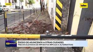 Video: Éxodo de asuncenos a otras ciudades - ABC Noticias - ABC Color
