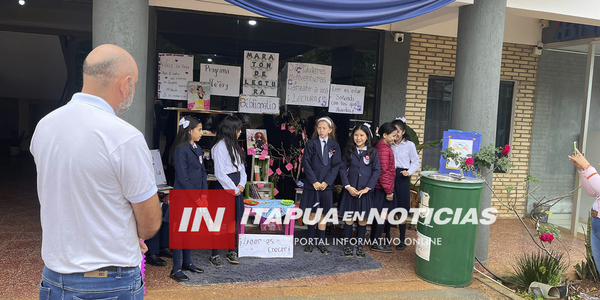 PRESENTAN EL PROYECTO "BIBLIOPATIO" FRENTE A LA MUNICIPALIDAD DE GRAL. ARTIGAS - Itapúa Noticias