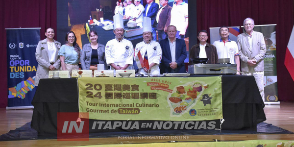 CON ÉXITO SE REALIZÓ EN LA GOBERNACION EL MASTER CLASS “TOUR INTERNACIONAL CULINARIO GOURMET DE TAIWÁN - Itapúa Noticias