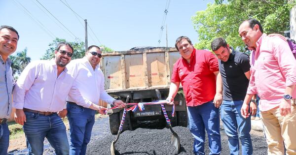 La Nación / Dan palada inicial para la pavimentación de 50 cuadras en Villarrica