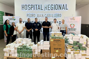 Hospital Regional de Pedro Juan Caballero recibe del gobernador Juancho Acosta medicamentos por cien millones de guaraníes - El Nordestino