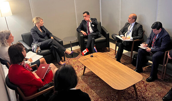 Cancilleres de Paraguay y Canadá abordan relaciones y desafíos regionales - .::Agencia IP::.