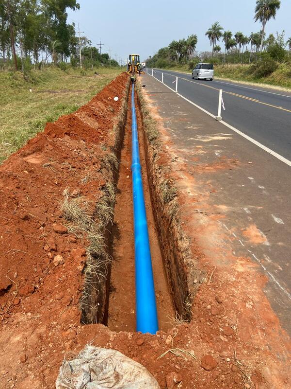 Caacupé avanza en obras de alcantarillado y tratamiento de aguas residuales - .::Agencia IP::.