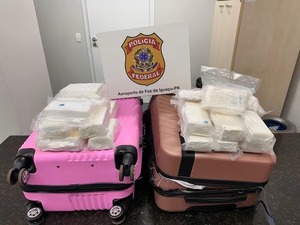Detienen a dos paraguayas con cocaína en el aeropuerto de Foz de Iguazú - ADN Digital