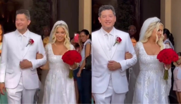 Las primeras imágenes de la boda de Junior y Fátima - Teleshow