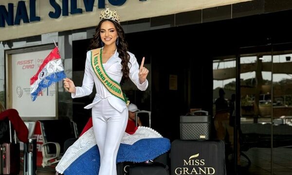 ¡Rumbo a Camboya! Así de hermosa se despidió nuestra miss Sharon Capó