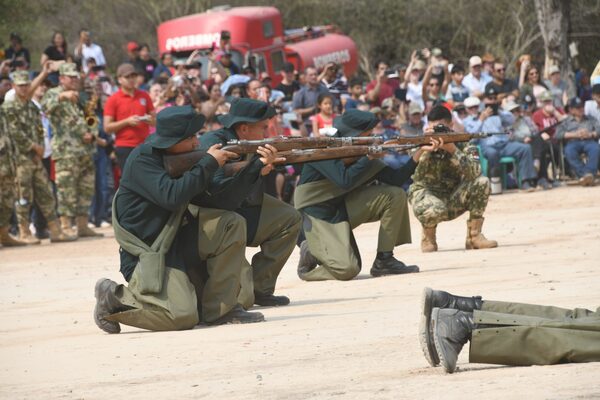 Emocionante Alegoría a la Batalla de Boquerón hoy en el Fortín.