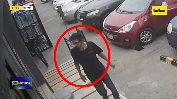 Video: CCTV permitió la captura del ladrón y recuperan bicicleta robada - ABC Noticias - ABC Color