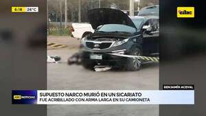 Video: Supuesto narco murió en un hecho de sicariato  - ABC Noticias - ABC Color