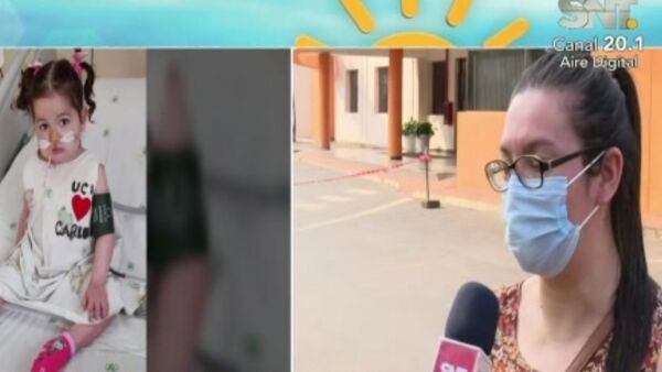 Niña de 2 años conectada a corazón artificial en espera de un trasplante - SNT