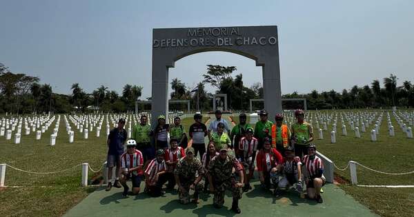 Diario HOY | Pedalean por los héroes de la Guerra del Chaco