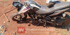 MOTOCICLISTA SUFRIÓ LESIONES TRAS CAER DE SU BICICLO EN EDELIRA  - Itapúa Noticias