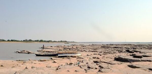 Río Paraguay alcanza nuevo récord histórico de bajante por causa de la severa sequía