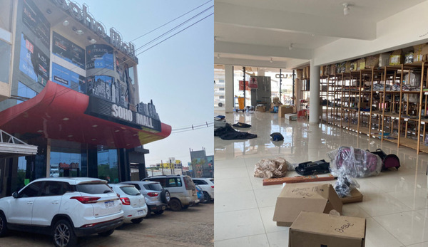 Delincuentes prácticamente vacían local comercial y causan millonarias pérdidas