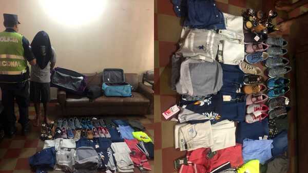 Detienen a hombre y recuperan parte de lo hurtado en local del Circuito Comercial de Encarnación
