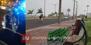 “PUERCOS” DEJARON SUS ENVASES TRAS NOCHE DE TRAGOS EN ENCARNACIÓN - Itapúa Noticias