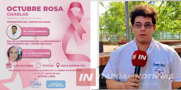 SE REALIZARÁ CHARLA DE PREVENCIÓN DE CÁNCER DE MAMA EN LA UCI - Itapúa Noticias