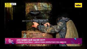 ¿No sabes qué hacer hoy? “Urban Paintball” te muestra esta opción para disfrutar con amigos - Ensiestados - ABC Color