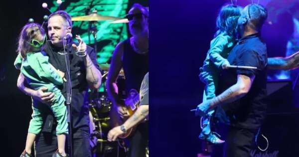 Diario HOY | Randy Ebright de Molotov, subió al escenario de Reciclarte a su hijo paraguayo