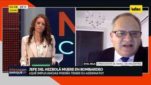 Muere jefe de Hezbolá: “Queremos buscar siempre una solución diplomática”, según embajador de Israel - Mesa de Periodistas - ABC Color