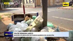 Video: quejas por basura acumulada en varios barrios de Asunción  - ABC Noticias - ABC Color
