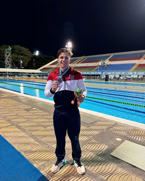 Charles Hockin gana medalla de plata en sudamericano de Cali