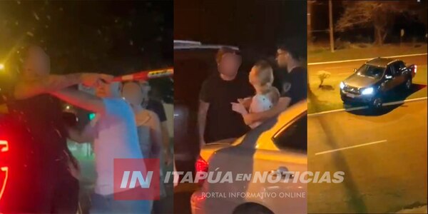 VIOLENTO SUJETO FUE DETENIDO TRAS DESCONTROL EN HOHENAU - Itapúa Noticias