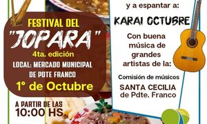 Festival del Jopara en mercado de Franco