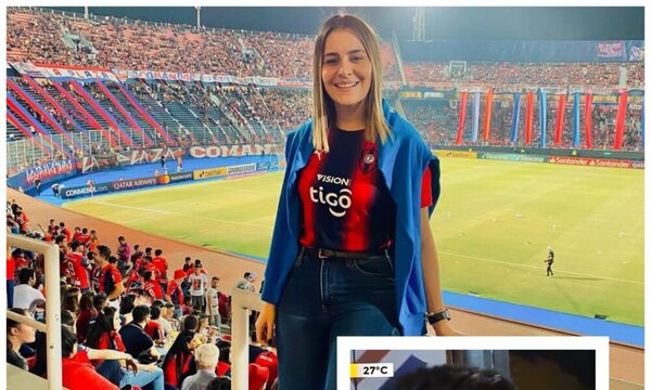Conductora flechada por hincha azulgrana que le respondió: “No soy tan fácil”