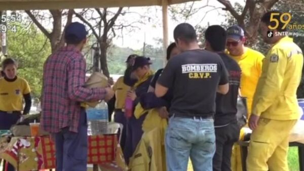 Patrullas suspenden colecta de bomberos voluntarios en Minga Guasu - SNT