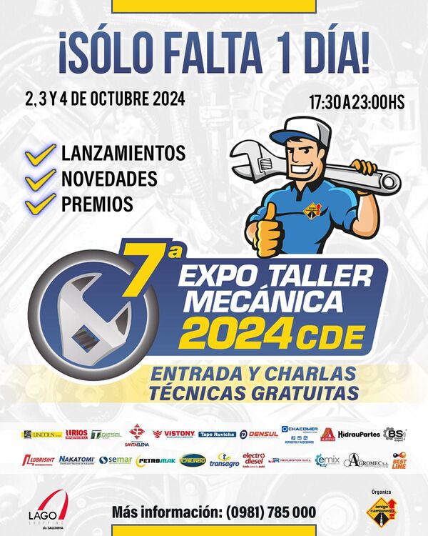 Mañana inicia la 7ª Expo Taller Mecánica CDE - Amigo Camionero