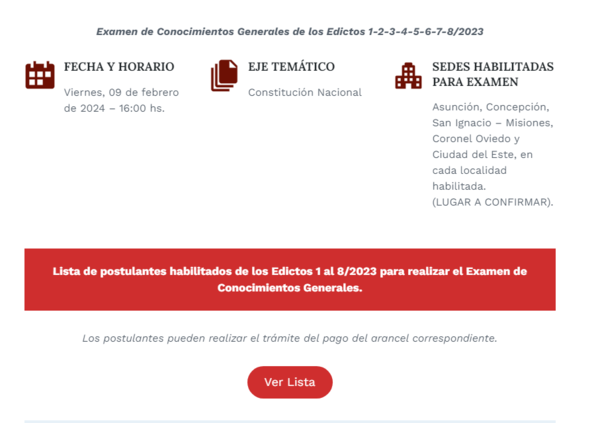Entre febrero y marzo se realizará la Etapa de Exámenes de Conocimientos Generales y Específicos - PDS RADIO Y TV