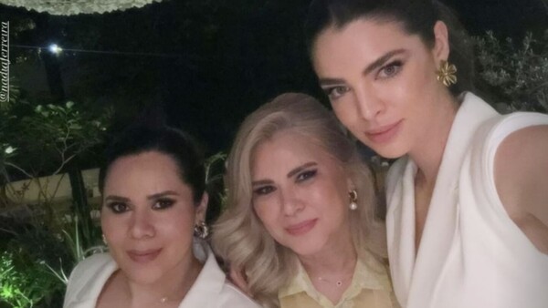 Nadia Ferreira vino a Paraguay para ser padrinos de bautizo de su sobrinito