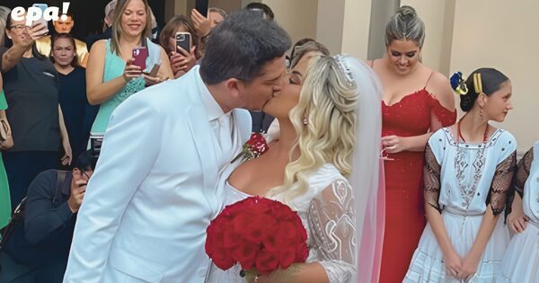 Boda religiosa de Junior Rodríguez y Fátima Román: ¡Sellaron su amor ante Dios!