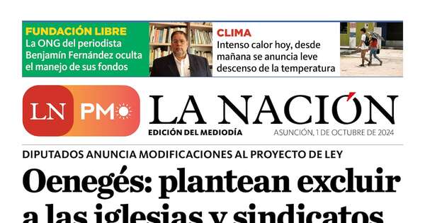 La Nación / LN PM: edición del 1 de octubre