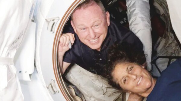 Dos humanos viven hace 8 meses en el espacio