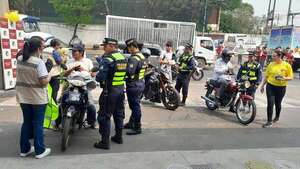 Ñemby: concienciación por la Semana de Seguridad Vial - Nacionales - ABC Color