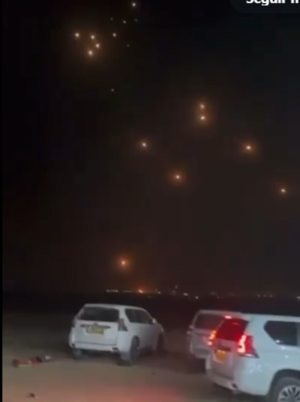 Irán ataca a Israel con cientos de misiles