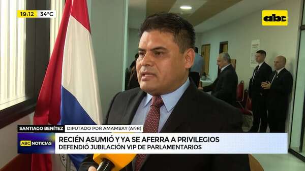 Video: reemplazante de “Lalo” Gomes defiende la jubilación VIP porque aportan más que el “trabajador común” - ABC Noticias - ABC Color