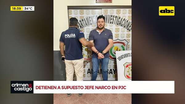 Detienen a presunto jefe narco en PJC: le habían incautado 215 kilos de cocaína en 2021 - Crimen y castigo - ABC Color