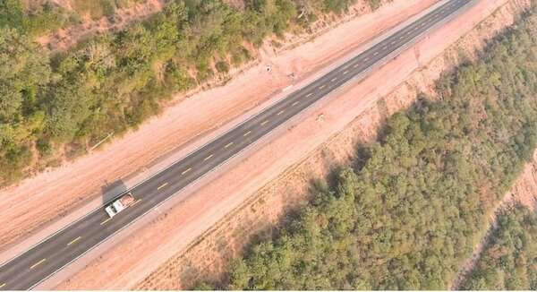 Ruta de la Leche: gran parte del trayecto ya cuenta con señalización y se agilizó el tránsito en la zona - Noticias del Chaco - ABC Color