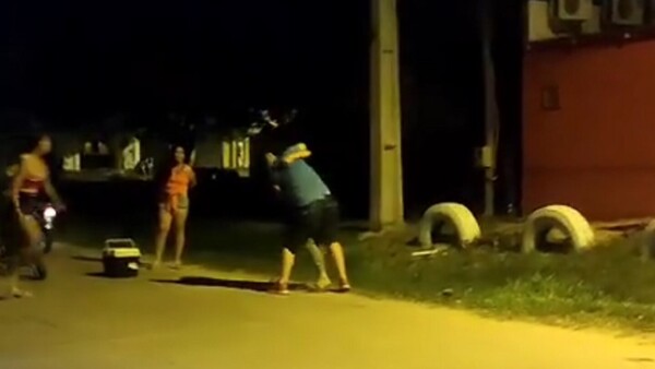 Violenta pelea en plena vía pública en Vallemí