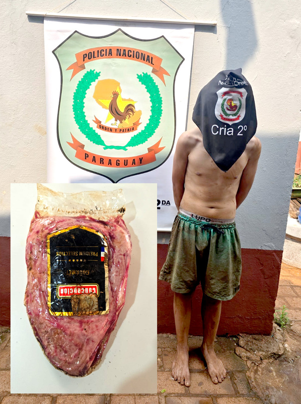 Adolescente es preso al intentar robar carne de un supermercado - La Clave