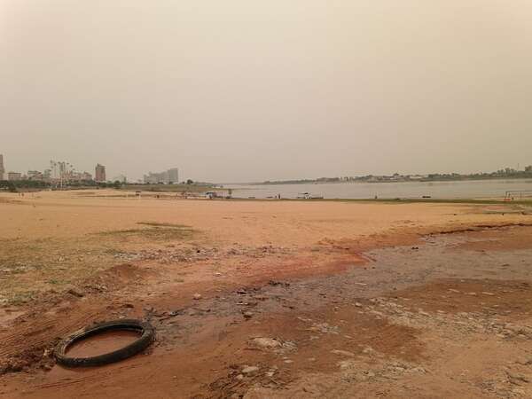 Bajante crítica: río Paraguay inicia segunda semana consecutiva de caída - Clima - ABC Color