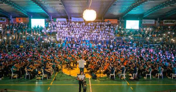 La Nación / Cultura caaguaceña se reactiva con megaorquesta, libroferia y nuevas guaranias