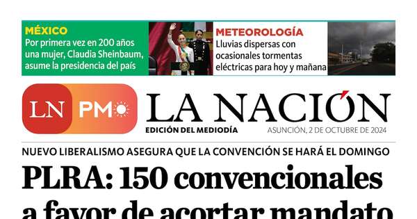 La Nación / LN PM: edición mediodía del 2 de octubre