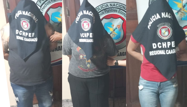 Tres detenidos por supuesto hecho de extorsión a un hombre en Coronel Oviedo - Noticiero Paraguay